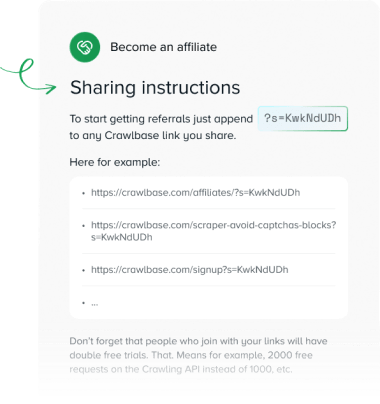 Affiliates instructions