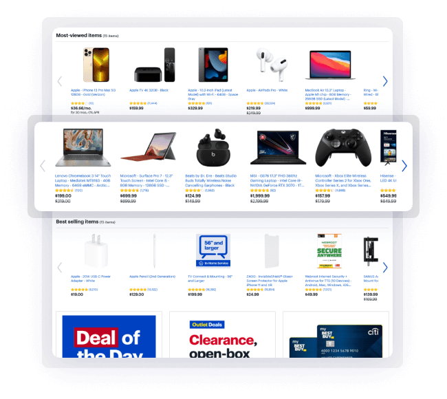 BestBuy search results