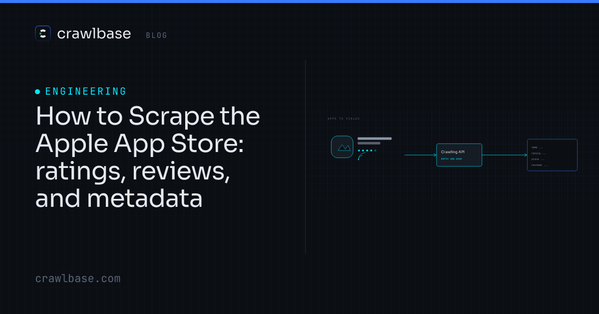 How to Scrape the Apple App Store · Crawlbase Blog