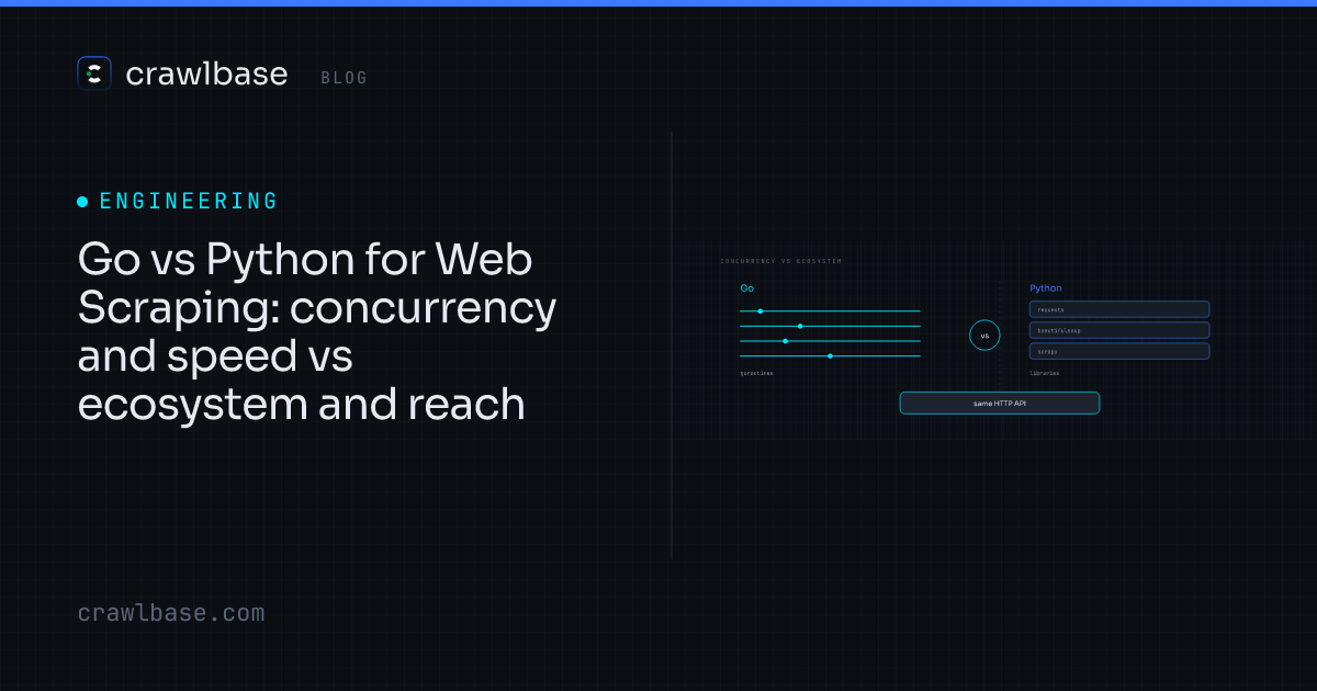 Go vs Python for Web Scraping · Crawlbase Blog