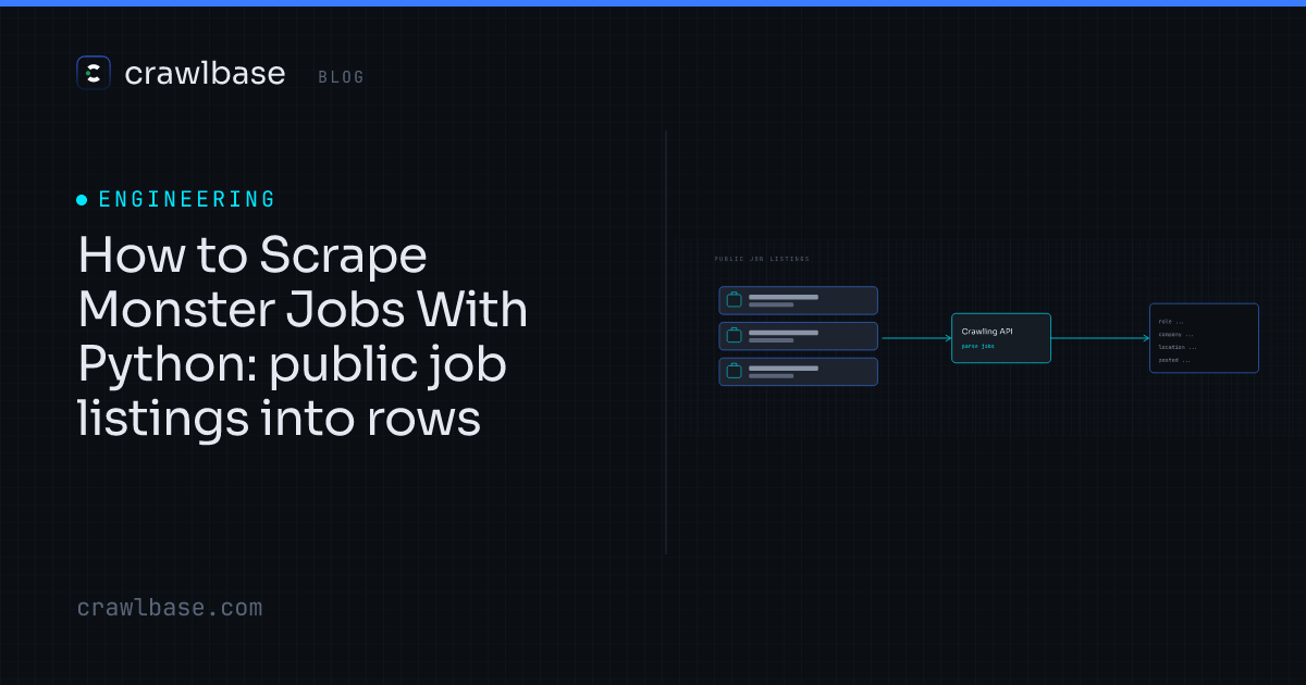 How to Scrape Monster Jobs With Python · Crawlbase Blog