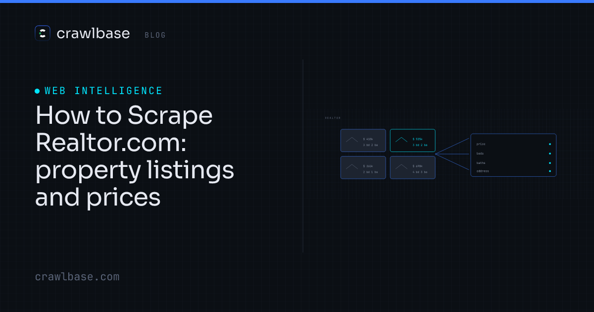 How to Scrape Realtor.com · Crawlbase Blog