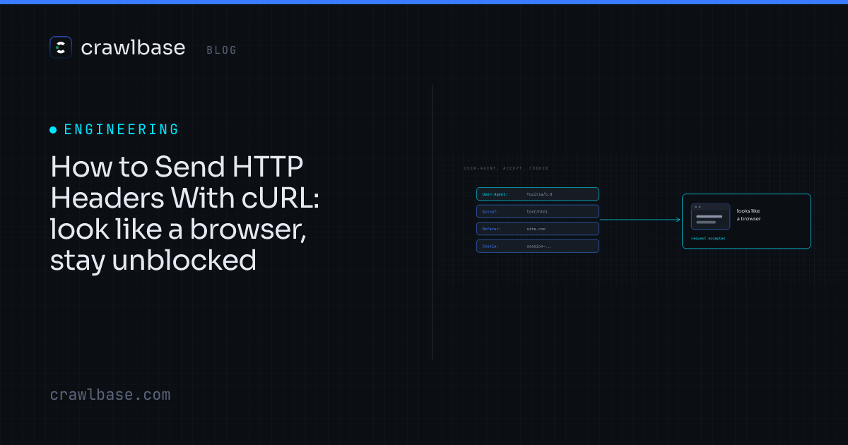 How to Send HTTP Headers With cURL · Crawlbase Blog
