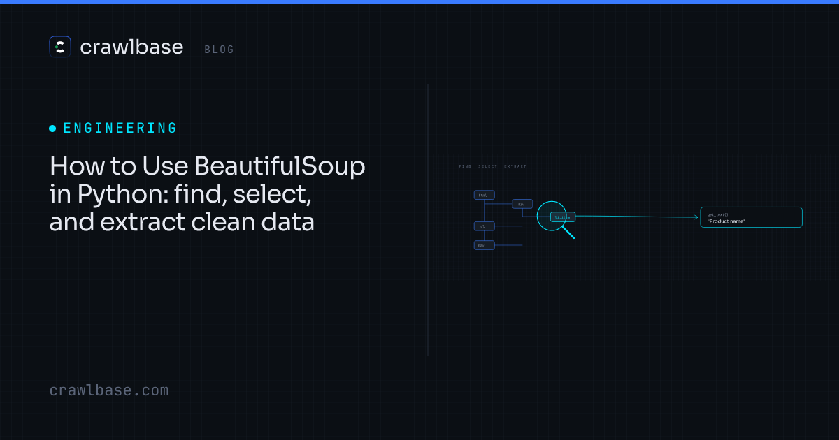 python modify html with beautifulsoup using data... How to Use BeautifulSoup in Python · Crawlbase Blog