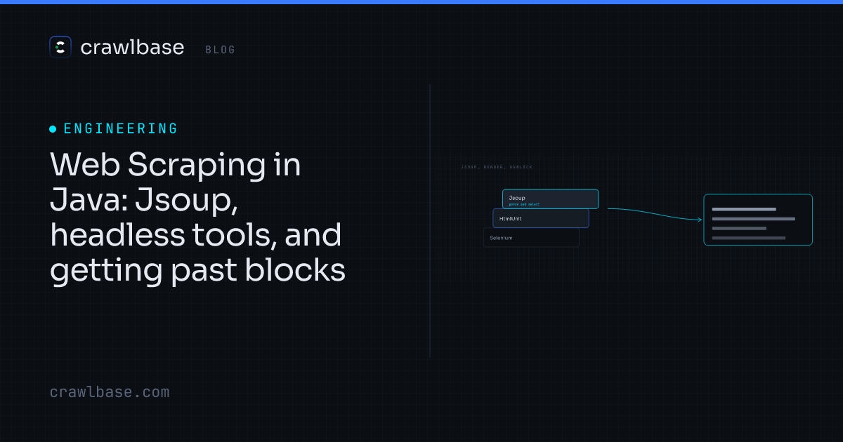 Web Scraping in Java · Crawlbase Blog