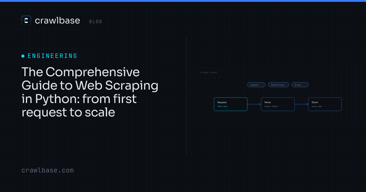 Python Web Scraping: The Complete Guide · Crawlbase Blog