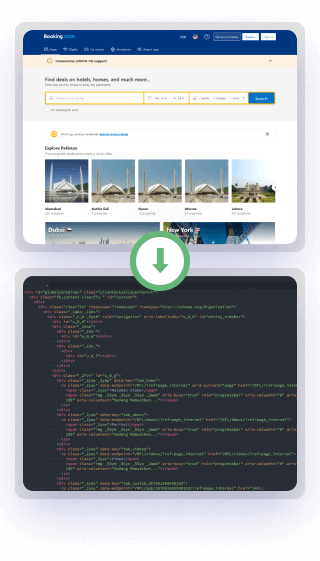 Booking Landing Page With Source Code