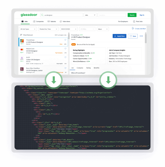 Crawl And Scrape Glassdoor