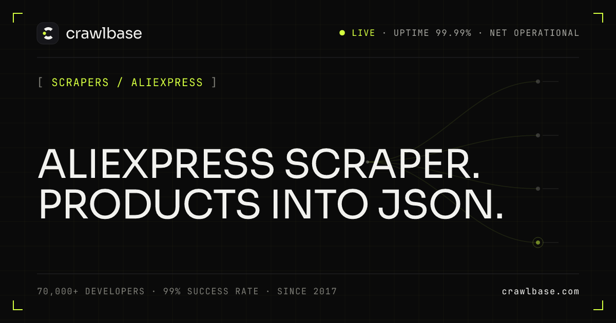 AliExpress Scraper API: Scrape Products & Search to JSON | Crawlbase