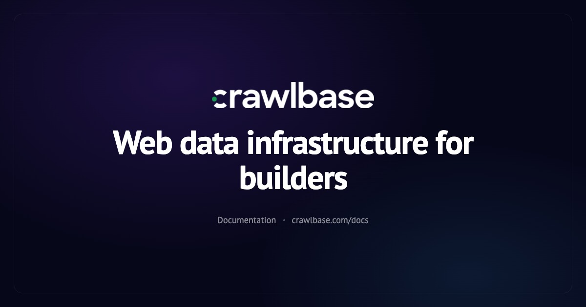 Crawling API · Crawlbase Documentation