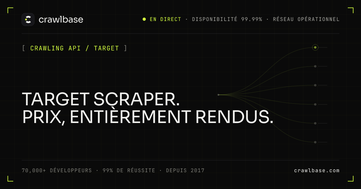 Target Scraper : scrapez les produits et prix Target vers JSON | Crawlbase