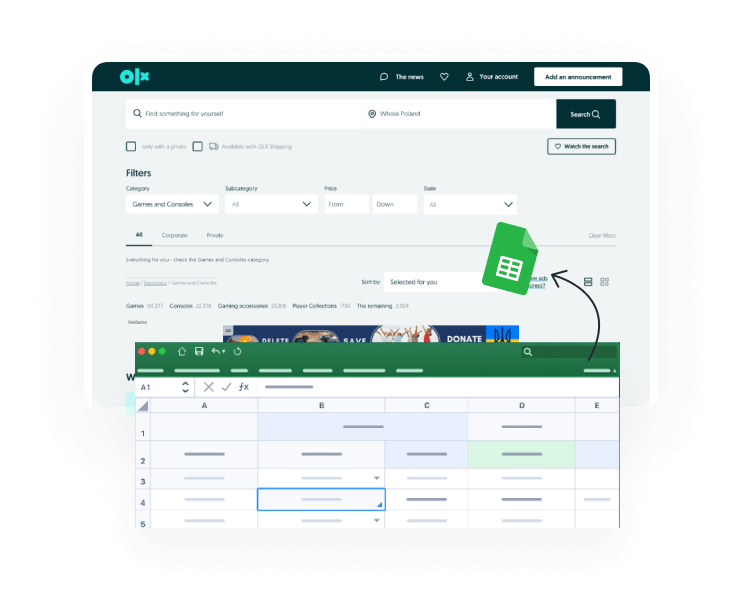 Proxies for Olx