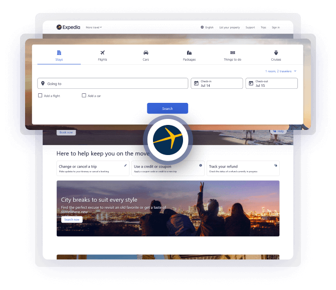 Scrape Expedia Index Page