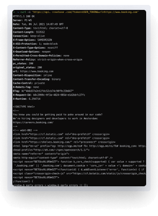 Terminal Code Booking