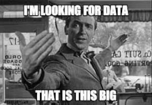 Big data size meme
