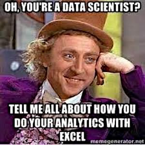 Data scientist meme