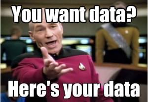 Data scraping meme