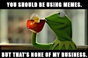 None of my business meme