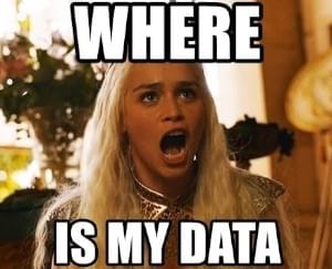 Where is my data meme?