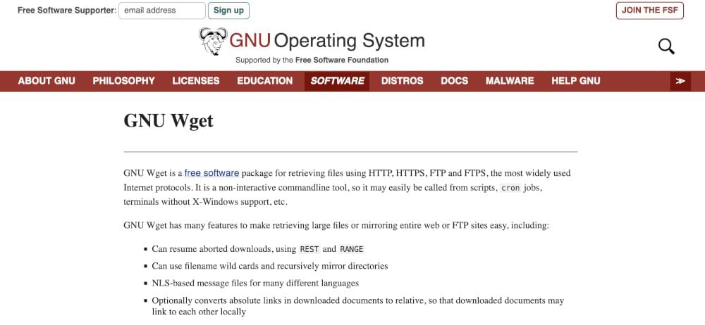 GNU Wget
