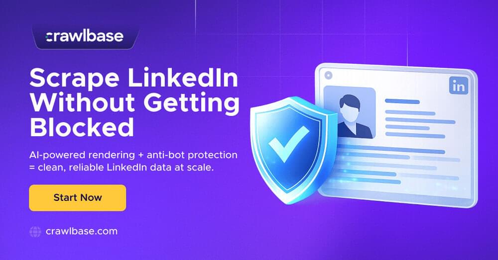 LinkedIn scraper smart cta banner