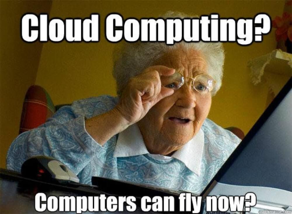 Cloud computing meme