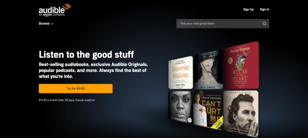 Audible Library Growth