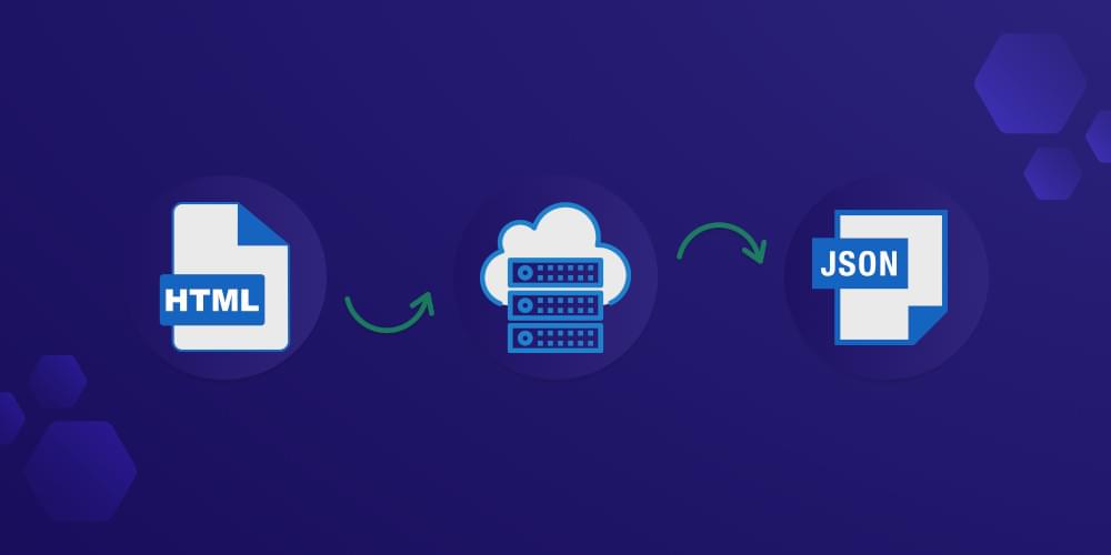 Data parsing with HTML and JSON