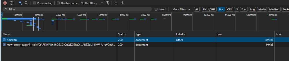 An image displaying the Network panel within the Chrome Developer Tools interface. An image displaying the Network panel within the Chrome Developer Tools interface.