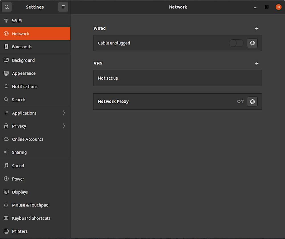 DNS settings