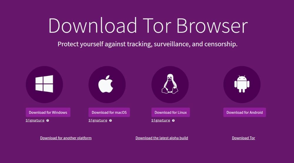 Download Tor browser