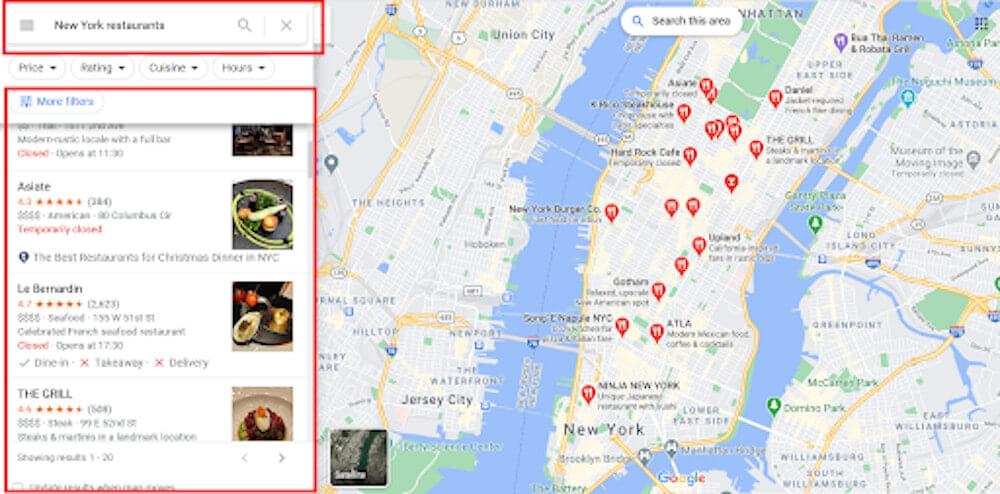 Search For Restaurants