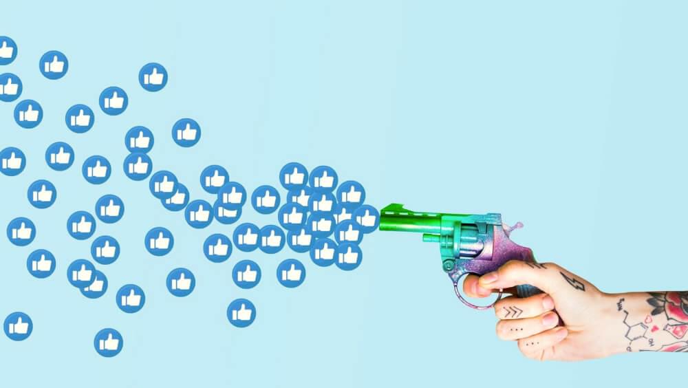 Data Scraping of Likes & Dislikes of Social Media Users