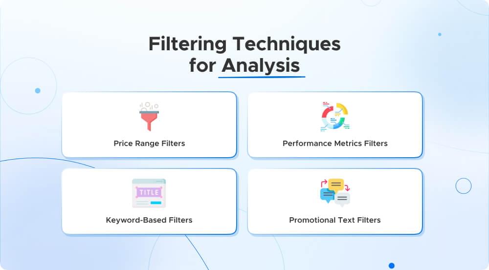 Filtering Techniques for Analysis